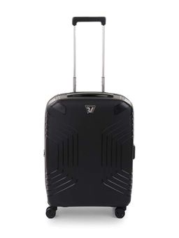 Roncato - Ypsilon Range Black Hard Cabin Luggage Trolley Bag
