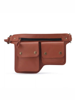 Gonecase - Brown Basic Lovers Handcrafted Waist Belt Bag