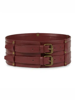 Gonecase - Cherry Color Double Buckle Belt