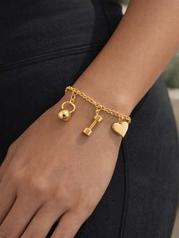 House of Pehr - Unisex Gold Brass Bracelet