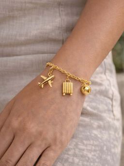House of Pehr - Unisex Gold Brass Bracelet