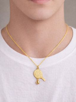 House of Pehr - Unisex Gold Brass Necklace