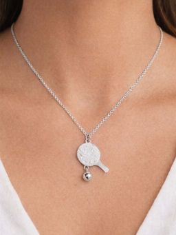 House of Pehr - Unisex Silver Brass Necklace