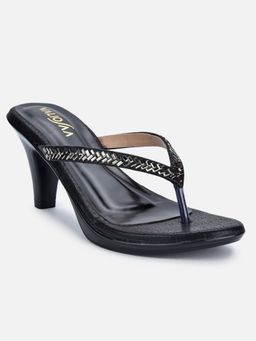 VALIOSAA - Black Embellished Heels