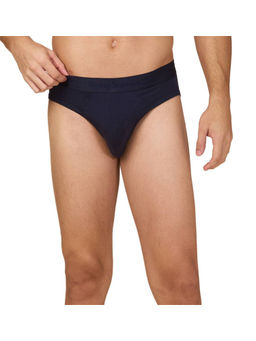 Being Human - Men Solid Navy Blue Brief