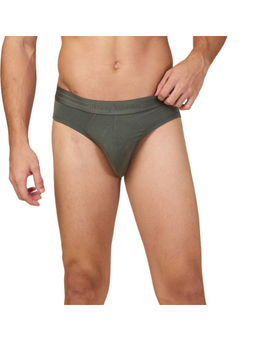 Being Human - Men Solid Olive Brief