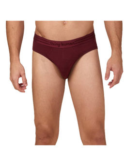 Being Human - Men Solid Wine Brief