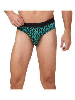 Being Human - Men Printed Green Brief