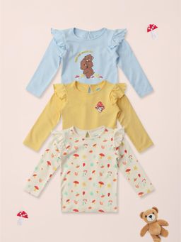 Nautinati - Cotton Aop Printed T-Shirt (Pack Of 3)