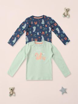 Nautinati - Baby Boys Cotton T-Shirt (Pack Of 2)