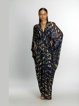 Taangerine Tiger - Nalu Kaftan Black Maxi Dress