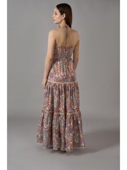Taangerine Tiger - Elaine Nude Maxi Dress