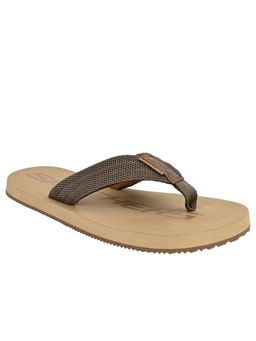 SKECHERS - Mens COURTWALD INDIA Taupe Casual Flipflops