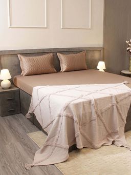 House of Owlet - Warm Cocoa Solid 300TC 2 Pillow Covers (Standard)