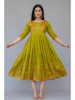 The Perfect Fit Co. - Yellow Soft Women's Casual Dress