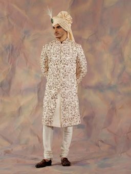 Jatin Malik - Rendezvous Kurta & Sherwani (Set of 4)