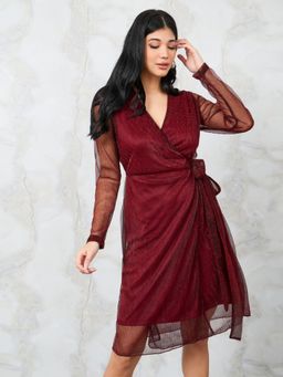 Styli - Women Wine Dress