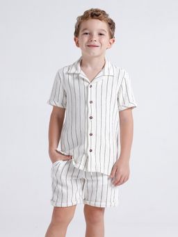 Kate & Oscar - Boys Shirt Off White