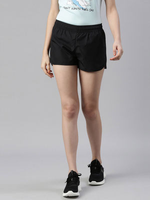 Buy Xtep Black Woven Running Shorts Online