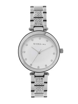 Giordano - Analog White Round Dial Women's Watch (A2037-11)