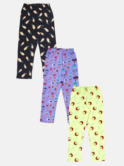 KiddoPanti - Boys Multi-Color AOP Printed Pyjamas (Pack of 3)