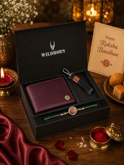 WILDHORN - Multi-Color Thread Rakhi Gift Set