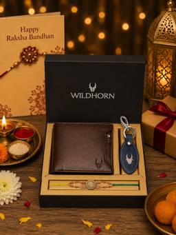 WILDHORN - Multi-Color Thread Rakhi Gift Set