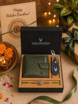 WILDHORN - Multi-Color Thread Rakhi Gift Set