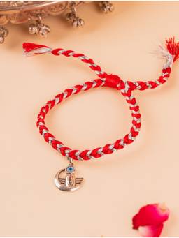 Kicky and Perky - 925 Sterling Silver Shiva Evil Eye Rakhi