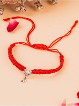 Kicky and Perky - 925 Sterling Silver Champ No.1 Rakhi
