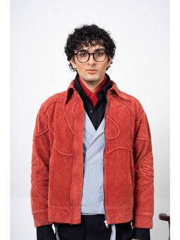 THNWHN - Scarlet Corded Unisex Jacket