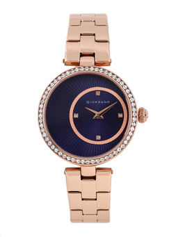 Giordano - Analog Navy Blue Round Dial Women's Watch (A2056-55)