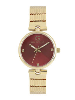 Giordano - Women's Red Round Analog Watch
