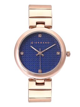 Giordano - Women's Blue Round Analog Watch