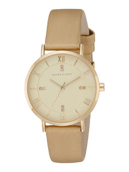 Giordano - Women's Gold Round Analog Watch