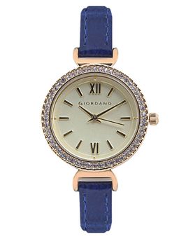 Giordano - Women's Off-White Round Analog Watch