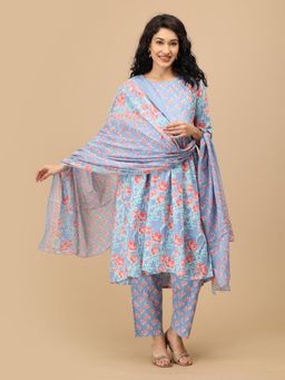 The Mom Store - Saanjh Phool Maternity and Nursing Kurta & Pant With Dupatta