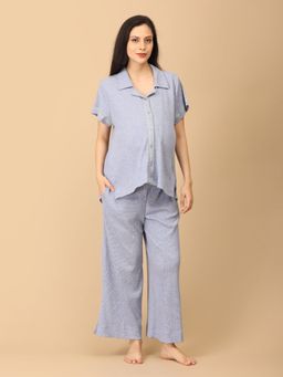 The Mom Store - Waffle Cloud Maternity and Nursing Shirt & Pyjama