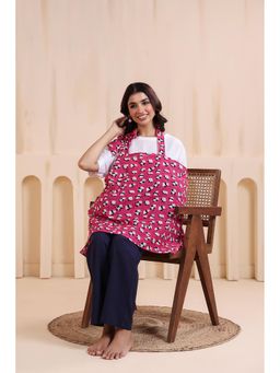 Ikk Kudi By Seerat - Womens Cotton Nursing Cover for Breastfeeding Printed Feeding Apron for Mom