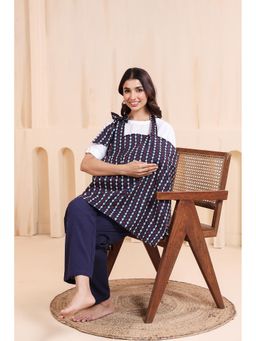 Ikk Kudi By Seerat - Womens Cotton Nursing Cover for Breastfeeding Printed Feeding Apron for Mom