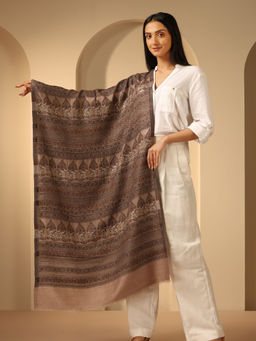 Dusala India - Brown Rhea Cashmere Stole