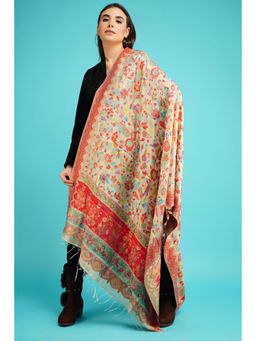 Dusala India - Cashmere Multicolour Kani Weave Stole