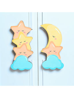 Pinch of Pretty - Star And Moon Cupboard Handle (Pack of 2)