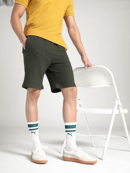 Puma - Ess Ottoman Men Green Shorts