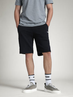 Puma - Ess Logo Jersey Men 10" Black Shorts
