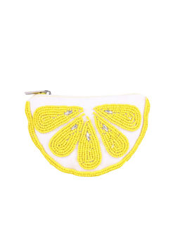 Astrid - Lemon Braided Coin Pouch