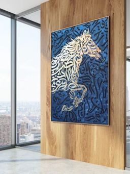 The Art House - Abstract Painting Multicolor (20X30 Inches)