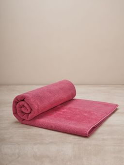 Pure Home + Living - Dark Pink Cotton Bath Towel