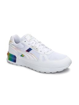Puma - Graviton Pro Rainbow Hues Men White Sneakers