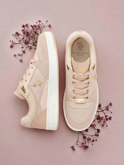U.S. POLO ASSN. - Della Nude Textured Sneakers Shoes